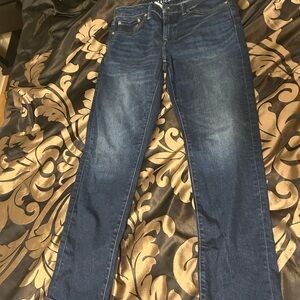 American Eagle Outfitters Slim Straight Jeans - Dark Blue
